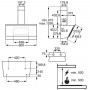 Вытяжка 90 см AEG DVB5860B
