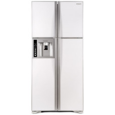 Холодильник Side by Side Hitachi R-W 662 PU3 GPW белое стекло