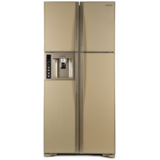 Холодильник Side by Side Hitachi R-W 662 PU3 GBE бежевое стекло