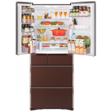 Многокамерный холодильник Hitachi R-G 630 GU XT коричневый кристалл