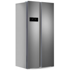 Холодильник Side by Side Ginzzu NFK-465 стальной