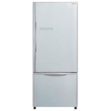Холодильник Hitachi R-B 502 PU6 GS серебристое стекло, двухкамерный