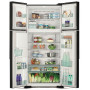 Холодильник Side by Side Hitachi R-W 662 PU7 GBK чёрное стекло