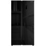 Холодильник Side by Side Hyundai CS5005FV черное стекло