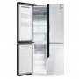 Многокамерный холодильник Ginzzu NFK-500 белое стекло