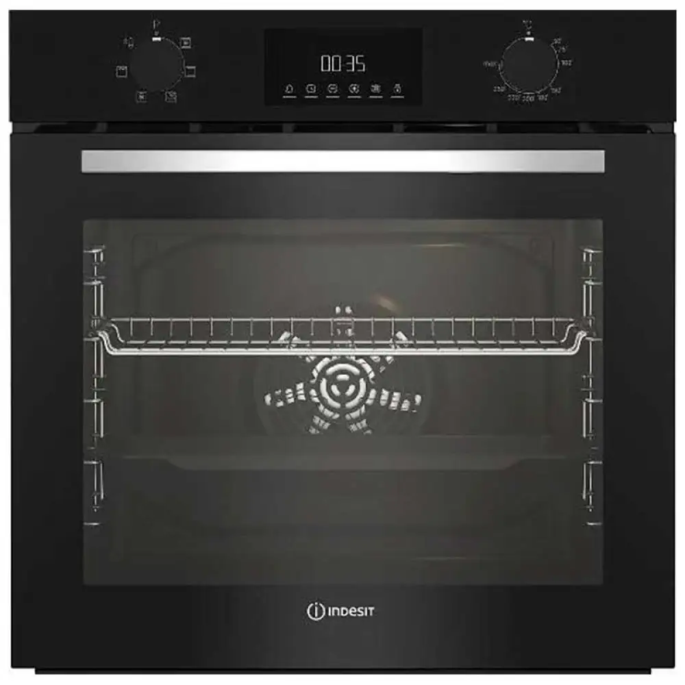 Электрический духовой шкаф Indesit IFE 3644 BL черный — купить в  Интернет-магазин бытовой техники и электроники Салон Спектр в г. Владимире  с доставкой. Характеристики, цена 25 990 руб. Indesit IFE 3644 BL
