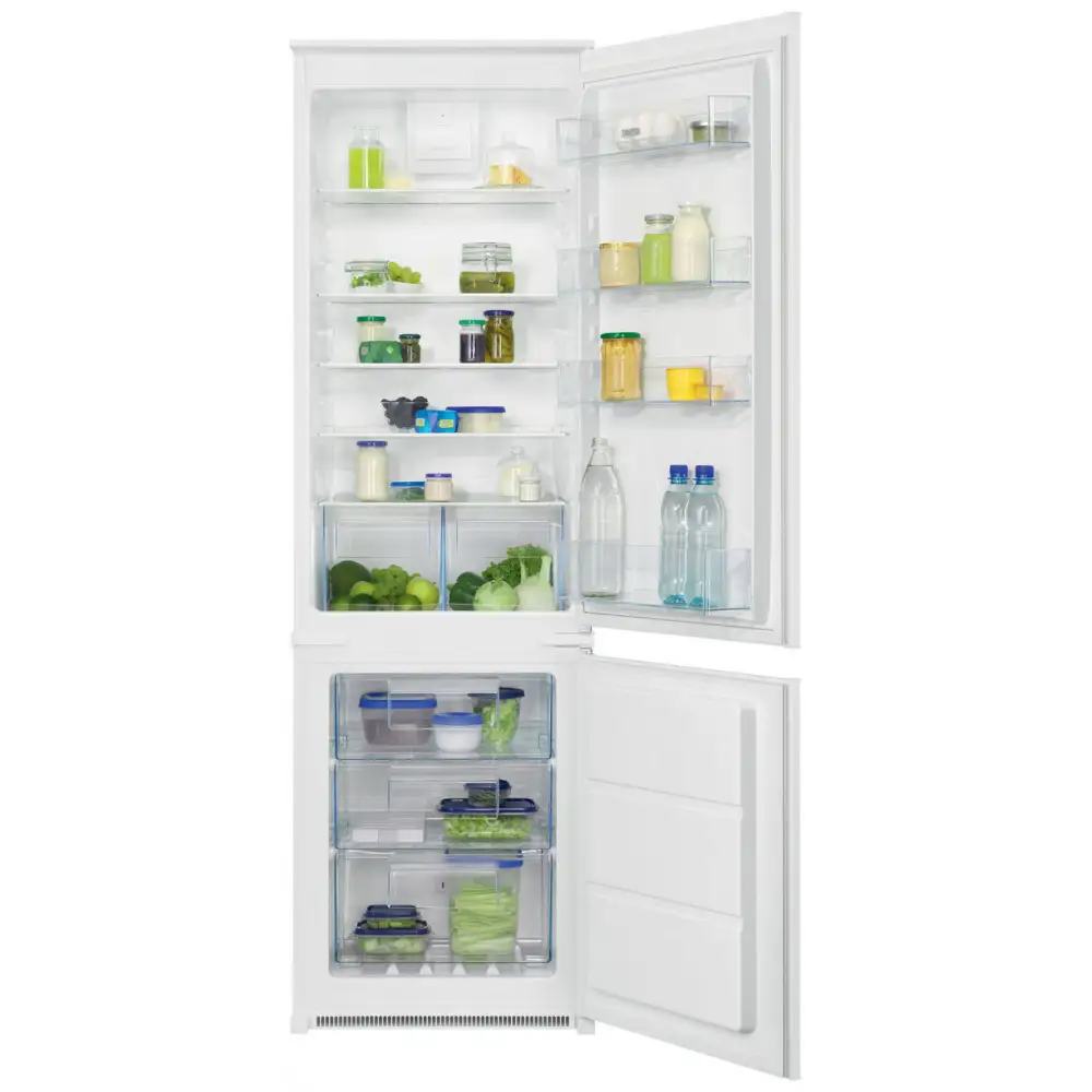 Встраиваемый двухкамерный холодильник Zanussi ZNHR18FS1 — купить в  Интернет-магазин бытовой техники и электроники Салон Спектр в г. Владимире  с доставкой. Характеристики, цена 101 488 руб. Zanussi ZNHR18FS1, каталог,  новинки, акции, кредит!