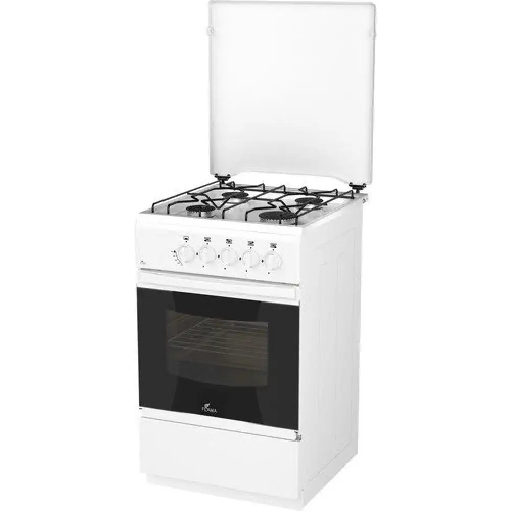 Газовая плита Flama RG 2401 W (газовая духовка) — купить в Интернет-магазин  бытовой техники и электроники Салон Спектр в г. Владимире с доставкой.  Характеристики, цена 14 490 руб. Flama RG 2401 W,