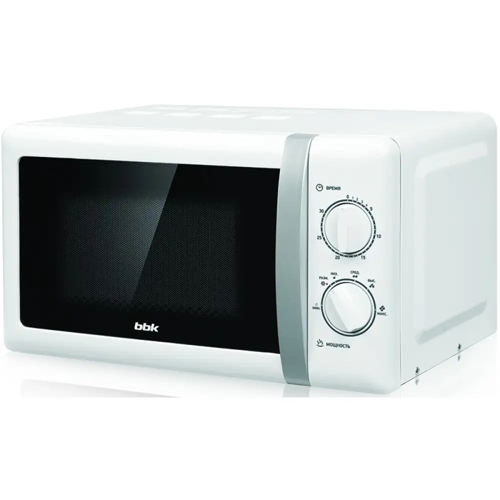 Микроволновая печь - СВЧ BBK 20 MWS-804 M/WS белый/серебро — купить в  Интернет-магазин бытовой техники и электроники Салон Спектр в г. Владимире  с доставкой. Характеристики, цена 3 888 руб. BBK 20 MWS-804