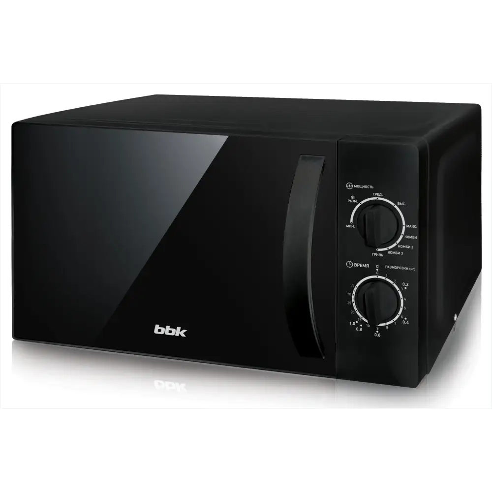 Микроволновая печь - СВЧ BBK 20 MWG-739 M/B чёрный — купить Микроволновые  печи в Интернет-магазин бытовой техники и электроники Салон Спектр в г.  Владимире с доставкой. Характеристики, цена 8 188 руб. BBK