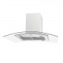 Кухонная вытяжка MAUNFELD Ancona PlusA Isla 90 белый/прозрачное стекло