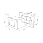 Микроволновая печь MAUNFELD MBMO.20.5S нержавеющая сталь