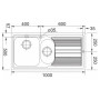 Кухонная мойка Franke Logica LLX 651 (полированная),101.0085.810