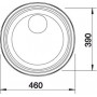 Кухонная мойка BLANCO RONDOSOL нерж. сталь декор