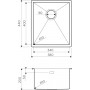 Кухонная мойка Omoikiri TAKI 38-U/IF-IN нержавеющая сталь (4973043)