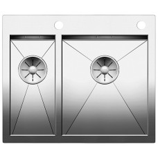 Кухонная мойка BLANCO ZEROX 340/180-IF/А нерж. сталь зеркальная полировка с клапаном-автоматом 521642