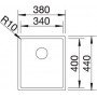 Кухонная мойка BLANCO CLARON 340-IF нерж. сталь зеркальная полировка 521570