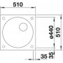 Кухонная мойка BLANCO ARTAGO 6 шампань с отводной арматурой InFino 521763