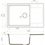 Кухонная мойка Omoikiri Daisen 78-LB-SA бежевый