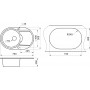 Кухонная мойка Granula 7603 песок