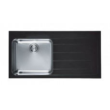 Кухонная мойка Epos - EOV 611 Чёрное стекло, чаша слева 101.0150.350