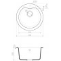 Кухонная мойка Omoikiri Yasugata 48 R-BE Tetogranit/ваниль (4993131)