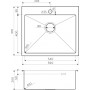 Кухонная мойка Omoikiri Akisame 59-LG (4993082)