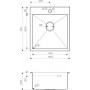 Кухонная мойка Omoikiri Akisame 46-LG нерж./золото (4993081)