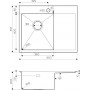 Кухонная мойка Omoikiri Akisame 65-IN-L