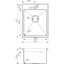 Кухонная мойка Omoikiri Akisame 41-IN