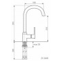 Кухонный смеситель Zigmund & Shtain ZS 0400 речной песок