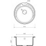 Кухонная мойка Omoikiri Tovada 51-BL черный