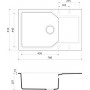 Кухонная мойка Omoikiri Yonaka 78-LB-PA пастила