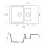 Кухонная мойка Omoikiri Daisen 78-2-PA пастила