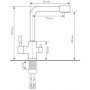 Кухонный смеситель Zigmund & Shtain ZS 1300 Топленое молоко