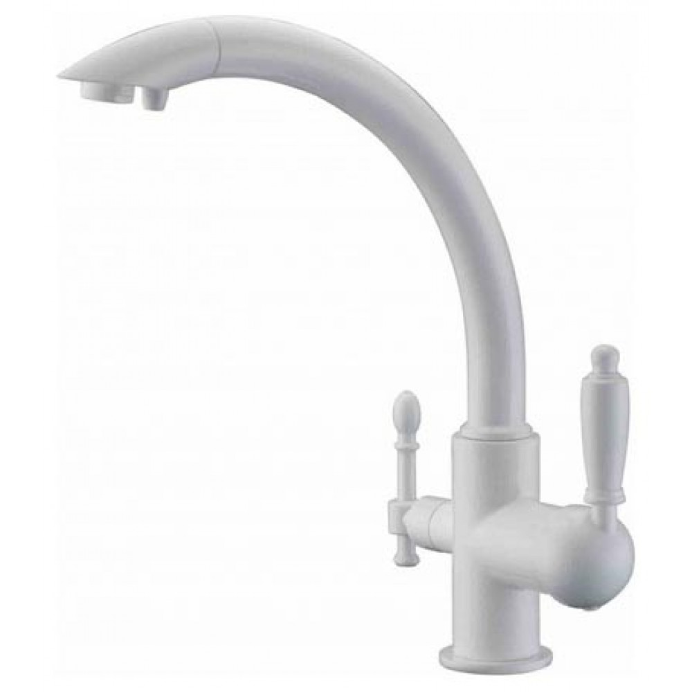 Кухонный смеситель Zorg ZR 314 YF-33 white