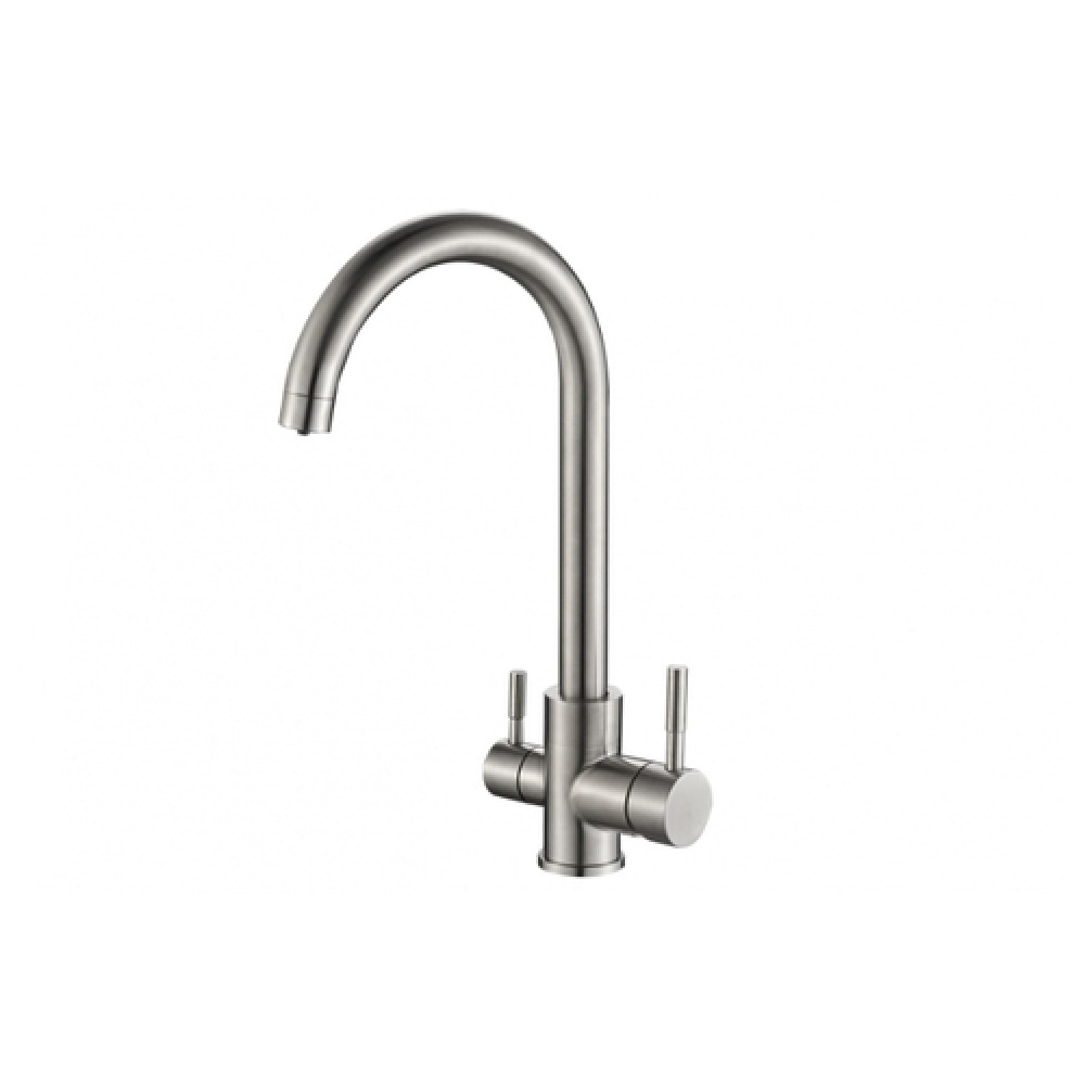 Кухонный смеситель Steel Hammer SH 713 Inox