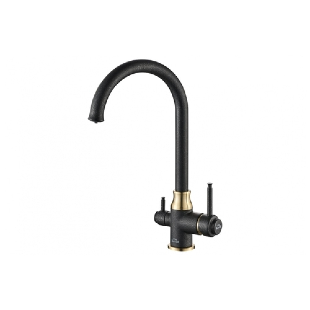 Кухонный смеситель Steel Hammer SH 763 Black BR