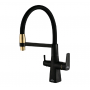 Кухонный смеситель Steel Hammer SH 818-6 Black BR