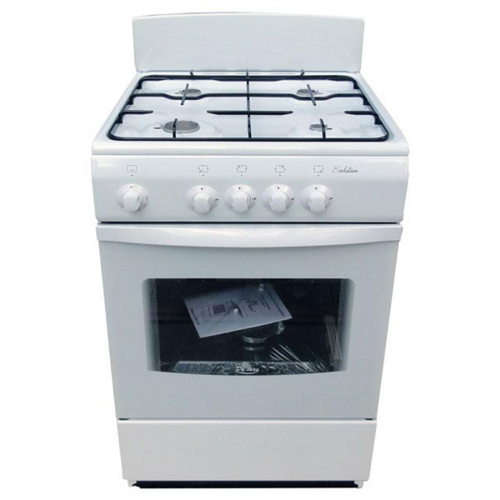 Газовая плита DeLuxe 5040.38 г (щиток) белый