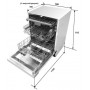 Встраиваемая посудомоечная машина Midea MID 60 S 500