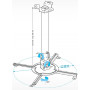 Кронштейн для телевизоров Holder PR-104-W белый