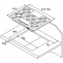 Газовая варочная панель Kuppersberg TS 79 X