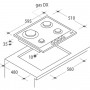 Газовая варочная панель CANDY PGC640SWBA