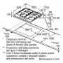 Газовая варочная панель Bosch PGH6B5B 60