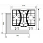 Газовая варочная панель Lex GVS 643 IX