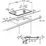 Газовая варочная панель Electrolux GPE 363 RBW