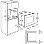 Встраиваемая микроволновая печь AEG MBE2658D-M