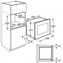 Встраиваемая микроволновая печь AEG MBE2658S-W