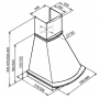 Вытяжка классическая Kuppersberg TAIS 90 WM B